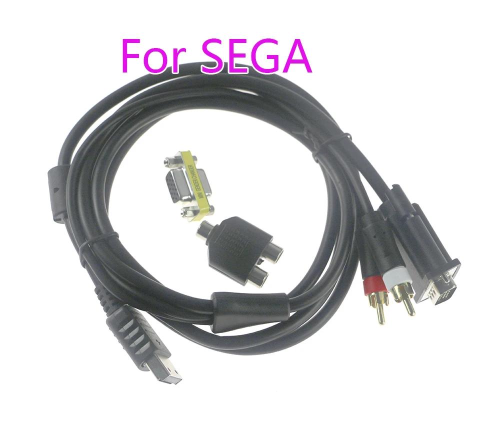 1pcs ȭ VGA ̺ RCA   HD ڽ ̺ Sega Dreamcast   ܼ PAL NTSC